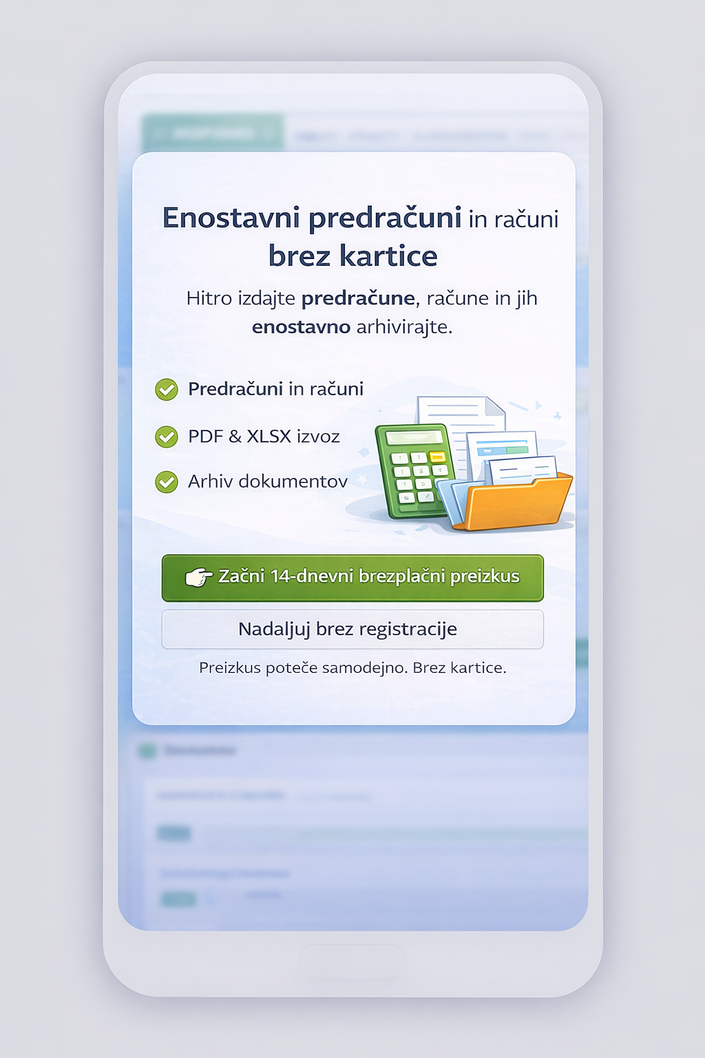 Predračuni in računi